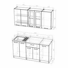 Кухонный гарнитур Светлана стандарт 1600 в Ханты-Мансийске - hanty-mansiysk.mebel24.online | фото 3