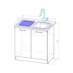 Кухонный гарнитур Виола экстра 3000 мм в Ханты-Мансийске - hanty-mansiysk.mebel24.online | фото 20