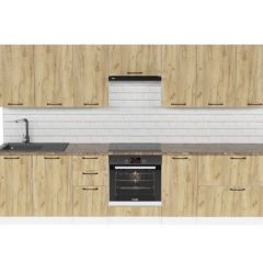 Кухонный гарнитур Янтарь 3000 мм в Ханты-Мансийске - hanty-mansiysk.mebel24.online | фото 3