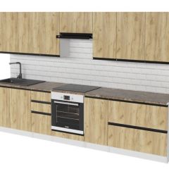 Кухонный гарнитур Янтарь экстра 3000 мм в Ханты-Мансийске - hanty-mansiysk.mebel24.online | фото 4