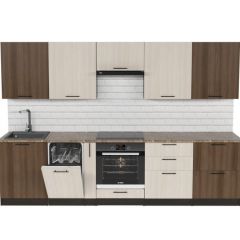 Кухонный гарнитур Яшма 3000 мм в Ханты-Мансийске - hanty-mansiysk.mebel24.online | фото 3