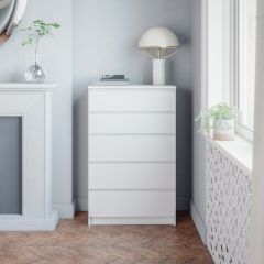 МОРИ МК 700.5 Комод (белый) в Ханты-Мансийске - hanty-mansiysk.mebel24.online | фото