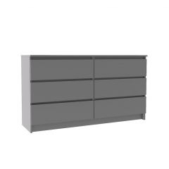 МОРИ МК 1380.6 Комод (графит) в Ханты-Мансийске - hanty-mansiysk.mebel24.online | фото 2