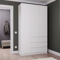 МОРИ МШ 1200.1 Шкаф (белый) в Ханты-Мансийске - hanty-mansiysk.mebel24.online | фото