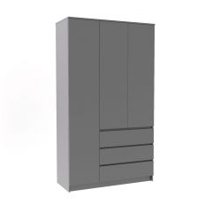 МОРИ МШ 1200.1 Шкаф (графит) в Ханты-Мансийске - hanty-mansiysk.mebel24.online | фото 2