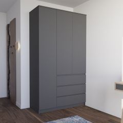 МОРИ МШ 1200.1 Шкаф (графит) в Ханты-Мансийске - hanty-mansiysk.mebel24.online | фото