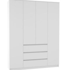 МОРИ МШ 1600.1 Шкаф (белый) в Ханты-Мансийске - hanty-mansiysk.mebel24.online | фото 2