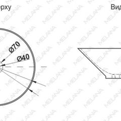 Накладная раковина melana mln-7020-b1+b18 (t4006hb1+b18 ) (сине-черная) в Ханты-Мансийске - hanty-mansiysk.mebel24.online | фото 2