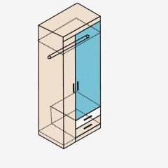 НИКА Н10з Шкаф для одежды в Ханты-Мансийске - hanty-mansiysk.mebel24.online | фото 4