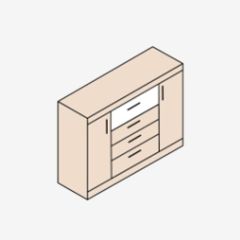 НИКА Н25 Комод в Ханты-Мансийске - hanty-mansiysk.mebel24.online | фото 3