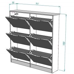 Обувница W14 в Ханты-Мансийске - hanty-mansiysk.mebel24.online | фото 2