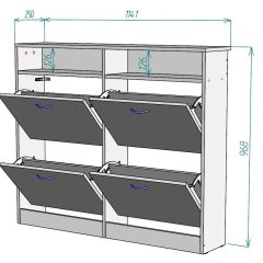 Обувница W15 в Ханты-Мансийске - hanty-mansiysk.mebel24.online | фото 2