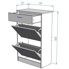 Обувница W21 в Ханты-Мансийске - hanty-mansiysk.mebel24.online | фото 2