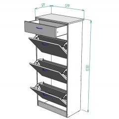 Обувница W23 в Ханты-Мансийске - hanty-mansiysk.mebel24.online | фото 2