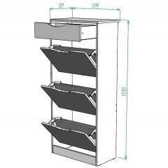 Обувница W24 в Ханты-Мансийске - hanty-mansiysk.mebel24.online | фото 2