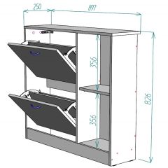 Обувница W29 в Ханты-Мансийске - hanty-mansiysk.mebel24.online | фото 2