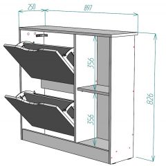 Обувница W30 в Ханты-Мансийске - hanty-mansiysk.mebel24.online | фото 2