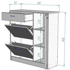 Обувница W35 в Ханты-Мансийске - hanty-mansiysk.mebel24.online | фото 2