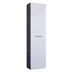 Пенал Ненси 400 (Венге/Белый глянец) в Ханты-Мансийске - hanty-mansiysk.mebel24.online | фото