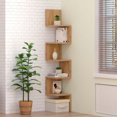 Полка угловая (ЛДСП Дуб крафт золотой) в Ханты-Мансийске - hanty-mansiysk.mebel24.online | фото