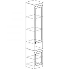 Шкаф №617 Инна Денвер светлый в Ханты-Мансийске - hanty-mansiysk.mebel24.online | фото 2