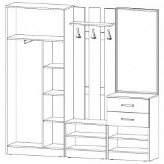 НАОМИ Прихожая в Ханты-Мансийске - hanty-mansiysk.mebel24.online | фото 2