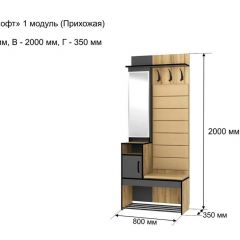 ОЛЬГА-ЛОФТ 1 Прихожая в Ханты-Мансийске - hanty-mansiysk.mebel24.online | фото 4