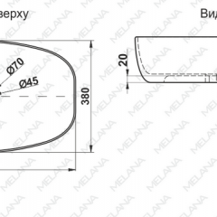 Раковина MELANA MLN-320352 в Ханты-Мансийске - hanty-mansiysk.mebel24.online | фото 2