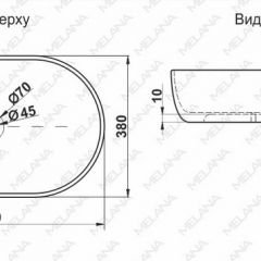 Раковина MELANA MLN-78329 (A500A) в Ханты-Мансийске - hanty-mansiysk.mebel24.online | фото 2