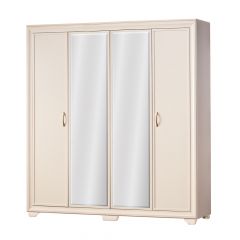 Шкаф 4-дверный со стеклом №367 Афины в Ханты-Мансийске - hanty-mansiysk.mebel24.online | фото