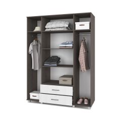 ЕВА Шкаф 4-х дверный Е43 в Ханты-Мансийске - hanty-mansiysk.mebel24.online | фото 2