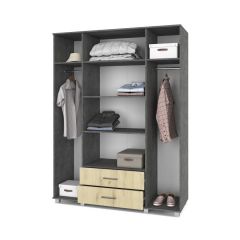 ЕВА Шкаф 4-х дверный Е43 в Ханты-Мансийске - hanty-mansiysk.mebel24.online | фото 8