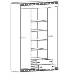 Шкаф 4-х дверный "Мария-Луиза 4" в Ханты-Мансийске - hanty-mansiysk.mebel24.online | фото 2
