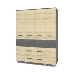 ВИОРА Шкаф 4-х дверный В43 в Ханты-Мансийске - hanty-mansiysk.mebel24.online | фото 5