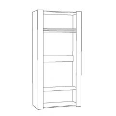 Шкаф для одежды 13.133 Амели в Ханты-Мансийске - hanty-mansiysk.mebel24.online | фото 2