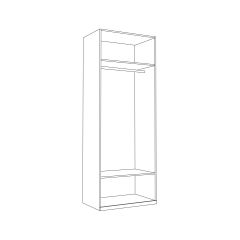 Шкаф для одежды 13.329 Валенсия в Ханты-Мансийске - hanty-mansiysk.mebel24.online | фото 2