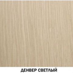 Шкаф для одежды №609 "Инна" Денвер светлый (*без полок) в Ханты-Мансийске - hanty-mansiysk.mebel24.online | фото 2