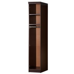 Шкаф для одежды №614 Инна Денвер темный в Ханты-Мансийске - hanty-mansiysk.mebel24.online | фото 2
