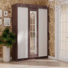 МИРАЖ 11 (1300) Шкаф для платья и белья в Ханты-Мансийске - hanty-mansiysk.mebel24.online | фото
