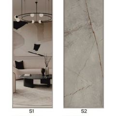 Шкаф-купе 1300 серии SILVER S1+S1+B2+PL2 (2 ящика+1 штанга+1 полка) профиль «Серебро» в Ханты-Мансийске - hanty-mansiysk.mebel24.online | фото 7