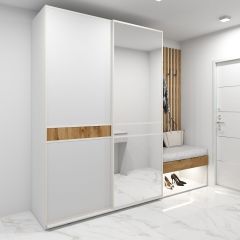 Шкаф-купе 1400 серии SOFT D6+D4+B2+PL2 (2 ящика+1штанга+1 полка) профиль «Капучино» в Ханты-Мансийске - hanty-mansiysk.mebel24.online | фото 4