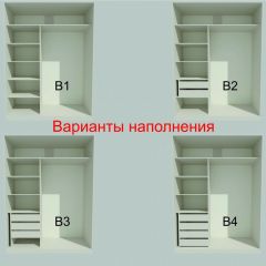 Шкаф-купе 1500 серии NEW CLASSIC K2+K2+B2+PL2(2 ящика+1 штанга+1 полка) профиль «Капучино» в Ханты-Мансийске - hanty-mansiysk.mebel24.online | фото 7