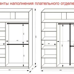 Шкаф-купе 1600 серии SOFT D6+D4+B2+PL2 (2 ящика+1штанга+1 полка) профиль «Капучино» в Ханты-Мансийске - hanty-mansiysk.mebel24.online | фото 9