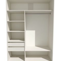 Шкаф-купе 1800 серии SOFT D6+D4+B2+PL2 (2 ящика+1штанга+1 полка) профиль «Капучино» в Ханты-Мансийске - hanty-mansiysk.mebel24.online | фото 2