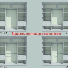 Шкаф-купе 2250 серии SILVER S4+S1+S4 B22+PL4 (по 2 ящика лев/прав+F обр.штанга) профиль «Серебро» в Ханты-Мансийске - hanty-mansiysk.mebel24.online | фото 6