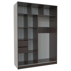 Шкаф-купе ПШ-2.9 1500 Фасад СТРЕЛКА (ВЕНГЕ стрелка беж) в Ханты-Мансийске - hanty-mansiysk.mebel24.online | фото 2