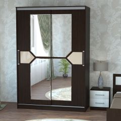 Шкаф-купе ПШ-2.9 1800 Фасад СТРЕЛКА (ВЕНГЕ стрелка беж) в Ханты-Мансийске - hanty-mansiysk.mebel24.online | фото
