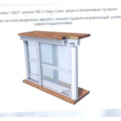 Шкаф-купе ШКО-3 2380 мм зеркало/ЛДСП/ЛДСП/зеркало в Ханты-Мансийске - hanty-mansiysk.mebel24.online | фото 6