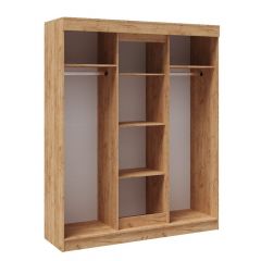 Шкаф-купе ТВИСТ Белый/Дуб юкон в Ханты-Мансийске - hanty-mansiysk.mebel24.online | фото 2