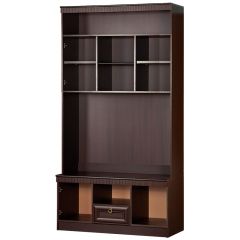 Шкаф многоцелевой №610 Инна Денвер темный в Ханты-Мансийске - hanty-mansiysk.mebel24.online | фото 2